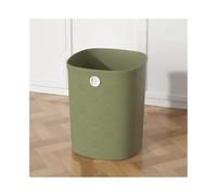 CFY652 Interior Poubelle carrée en plastique sans couvercle, adaptée à la maison, cuisine et au bureau contenedor de basura(Green,Pequeño)