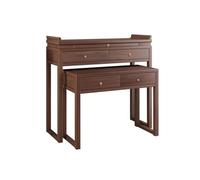 CFY652 Mesa de Altar de Buda de Nogal Negro, Mesa de Homenaje de Incienso de Estilo Chino for Interiores.