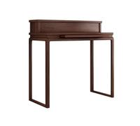 CFY652 Mesa de ofrenda de Incienso de Estilo Chino for el hogar Moderno, Mesa de Altar Alta y Baja de Nogal Negro for Buda(Grande)