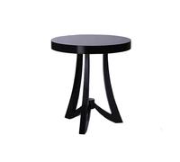 CFY652 Mesa redonda pequeña de madera, lateral móvil simple, mesa auxiliar de café junto al sofá, mesita de noche para el hogar