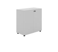 CFY652 Multifuncionales Armario bajo Grande Blanco de Dos Puertas for Sala conferencias, despensa, Oficina, archivador, Mueble Divisor con cerraduras Cajonera Oficina