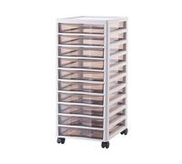 CFY652 Multifuncionales Carro con cajones móviles, Estante for Archivos de clasificación Datos, estantería Almacenamiento Multicapa for Oficina Cajonera Oficina