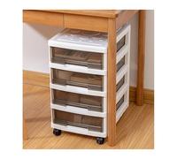 CFY652 Multifuncionales Gabinete de Almacenamiento con cajones Oficina, Estante Debajo del Escritorio múltiples Capas, Caja for Documentos y papelería, casillero Cajonera Oficina(81cm)