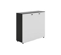CFY652 Multifuncionales Gabinete de Almacenamiento Oficina Dos Puertas con partición elevada, archivador Madera Cerradura, Datos, Tres gabinetes Cajonera Oficina