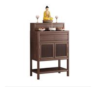 CFY652 Nueva Mesa de ofrenda de Incienso de Estilo Chino, Alta y Baja, con Puerta Doble y cajón, gabinete de ofrenda Shentai