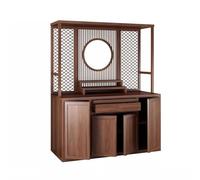 CFY652 Nuevo gabinete de pie de Estilo Chino con diseño de Nubes auspiciosas, gabinete de ofrenda de Incienso Zen for Interiores(Grande)