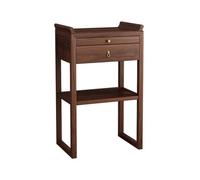 CFY652 Pequeña Mesa de Altar de Estilo Chino Moderno, de Nogal Negro, con cajón for ofrendas de Incienso.(Pequeño)