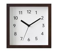 CFY652 Reloj de Pared Modern Wall Clock for Living Room Silent Operation Battery Powered Practical Decorar(Walnut)
