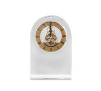 CFY652 Reloj de sobremesa Reloj de Mesa Cristal Lujo, Creativo, silencioso, for mesita Noche, Dormitorio, decoración estética, Accesorios for Sala Estar Relojes de decoración(Gold)