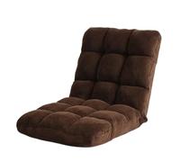 CFY652 Salón Floor Seat Single Lazy Sofa for Bay Window Backrest Chair Reclining Lounge Sofá(Bruin)