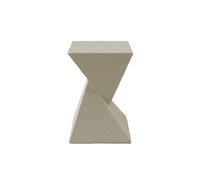 CFY652 Side Table Mesa Auxiliar pequeña de Cemento, diseño Minimalista, for Interior y Exterior, balcón, jardín, cafetería, Sala Estar Mesa Auxiliar(Yellow)