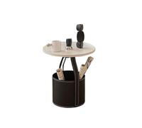 CFY652 Side Table Mesa Auxiliar portátil, Mesa de Centro pequeña for Sala Estar, Esquina for sofá, mesita Noche compacta for Espacios pequeños Mesa Auxiliar(Negro)