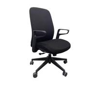 CFY652 Sillas de Oficina Mobiliario de Oficina, Silla de Oficina for Personal de Apoyo, Silla de Ordenador, Silla giratoria for el hogar, protección Lumbar sedentaria y no cansada Office Chair(Negro)
