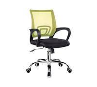 CFY652 Sillas de Oficina Silla de Ordenador, Silla de Oficina for conferencias, Respaldo, Silla Sencilla de Estudio en casa, cómoda Silla móvil giratoria Office Chair(Green+Black)