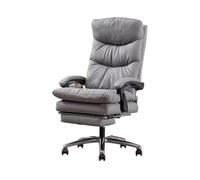 CFY652 Sillas de Oficina Silla ergonómica for Ordenador, Silla de Jefe for el hogar, Silla de Oficina reclinable, Silla giratoria, cómodo Asiento sedentario for Jugar al Almuerzo Office Chair(Grey)