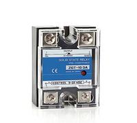 CG 10A 25A 40A DA monofásico DC Control AC disipador de calor 220V a 3-32VDC SSR-10DA 25DA 40DA cubierta plástico relé estado sólido 1 Uds(100DA)
