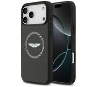 CG MOBILE Aston Martin HC - Carcasa para iPhone 17 Pro Max (Kevlar), color negro