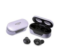 CG MOBILE Auriculares Guess True Wireless con Control táctil e indicador LED de Carga, BT5.0/4, Hora de Llamada y música, DC 5 V/400 mAh, Color Morado