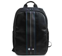 CG MOBILE BMW BMBP15COMSCAKL - Mochila (16", diseño de rayas azules, carbono), color negro, Negro, 16"