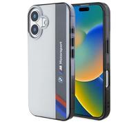 CG Mobile BMW BMHCP16S23HTFEG - Carcasa para iPhone 16 de 6,1", diseño de Rayas Verticales