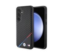 CG MOBILE BMW BMHMS24S23PUDTK Funda para S24 S921 Negro Hardcase Carbon Tricolor Line