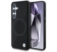 CG MOBILE BMW - Funda de piel para Samsung Galaxy S25, compatible con MagSafe, color negro