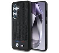 CG MOBILE BMW - Funda de piel para Samsung Galaxy S25+, diseño de rayas, color negro