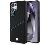 CG Mobile BMW - Funda de Piel para Samsung Galaxy S25 Ultra Compatible con MagSafe, Color Negro