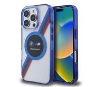 CG Mobile BMW HC Motorsport - Funda para iPhone 16 Pro MAX, Duradera, a Prueba de Golpes, Compatible con Magsafe, Funda Circular IML Transparente