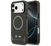 CG MOBILE BMW M IML Botones metálicos y logotipo compatible con MagSafe Funda para iPhone 17 Pro Max (azul)