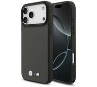 CG MOBILE BMW M Kevlar Matt Compatible con MagSafe Funda para iPhone 17 Pro Max (Negro)