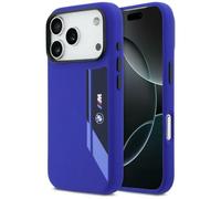CG MOBILE BMW M Logo Vertical de Silicona Compatible con Funda MagSafe para iPhone 17 Pro (Azul Marino)