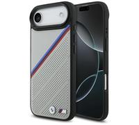 CG MOBILE BMW M Tricolor Metal Logo Compatible con MagSafe Funda para iPhone 17 Air (Gris)