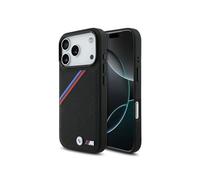 CG MOBILE BMW M Tricolor Metal Logo Compatible con MagSafe Funda para iPhone 17 Pro Max (Negro)