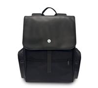 CG MOBILE BMW - Mochila con bolsillos laterales y logotipo de metal, 15 pulgadas, color negro