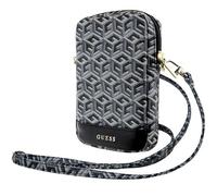 CG-MOBILE Bolso Guess GUWBZPGCSPGK Raya Inferior GCube con Cremallera Negra