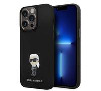 CG MOBILE CG Mobile Karl Lagerfeld - Carcasa rígida de silicona con logotipo de Ikonik NFT y pin de metal