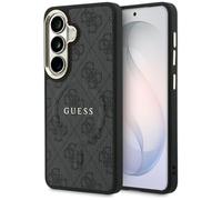 CG MOBILE Guess 4G Anillo en relieve compatible con funda MagSafe para Samsung Galaxy S26 Plus (Negro)