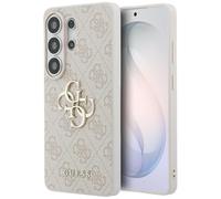 CG MOBILE Guess 4G - Carcasa grande de metal con logotipo para Samsung Galaxy S26 Ultra, color rosa