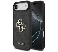 CG MOBILE Guess 4G - Carcasa para iPhone 17 Air, diseño con logotipo grande, color negro