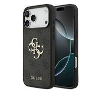 CG MOBILE Guess 4G - Carcasa para iPhone 17 Pro, diseño con logotipo grande, color negro