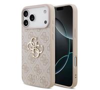 CG Mobile - Carcasa para iPhone 17 Pro Max - Guess 4G - Logotipo grande - Rosa