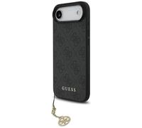 CG MOBILE Guess 4G Charms Collection compatible con MagSafe Funda para iPhone 17 Air (Negro)