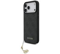 CG MOBILE Guess 4G Charms Collection compatible con MagSafe Funda para iPhone 17 Pro Max (Negro)