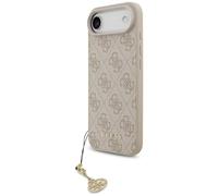 CG MOBILE Guess 4G Charms Collection - Funda compatible con MagSafe para iPhone 17 Air, color rosa