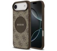 CG MOBILE Guess 4G Circle Classic Logo compatible con MagSafe Funda para iPhone 17 Air (marrón)