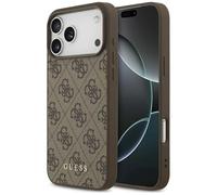 CG MOBILE Guess 4G Classic - Carcasa para iPhone 17 Pro Max, color marrón