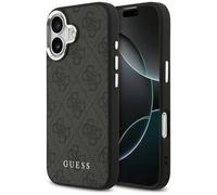 CG MOBILE Guess 4G Classic Logo Compatible con MagSafe Funda para iPhone 17 (Negro)