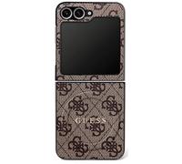 CG Mobile Guess 4G - Funda clásica Compatible con MagSafe para Samsung Galaxy Z Flip7 (marrón)