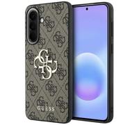 CG MOBILE Guess 4G - Funda de piel para Samsung Galaxy A57 (marrón)